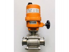 Van bi inox 316 vi sinh đóng mở điện FLOWINN