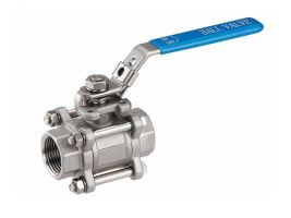 VAN BI 3 MẢNH INOX NỐI REN