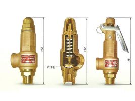 Van An Toàn Bằng Đồng Ren Có Tay Gạt TL-S10L