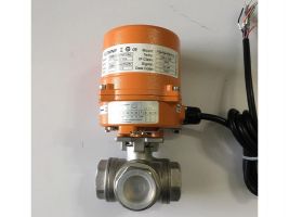 Van bi inox 3 ngả đóng mở điện FLOWINN (kiểu L)