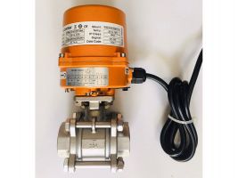 Van bi inox 3PC đóng mở điện FLOWINN